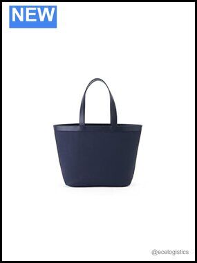 Full-Grain Shrunken Calf Leather Tote Shoulder Handbag Minimalist Luxury